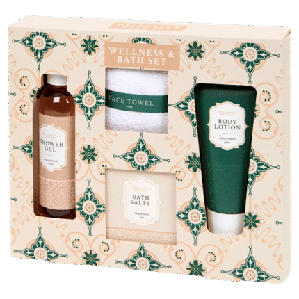 Coffret cadeau Wellness and Bath set