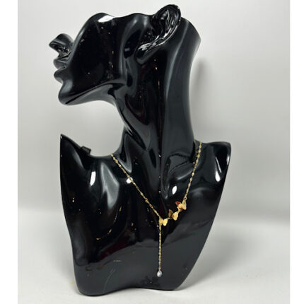 Collier papillon volant en acier inoxydable