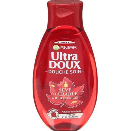Gel douche Ultra Doux à l’Huile De Ricin & Séve D’érable – Garnier peaux sèches 75ml