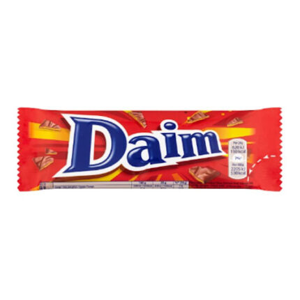 Barre de Chocolat au lait & caramel croustillantes – Daim 28g