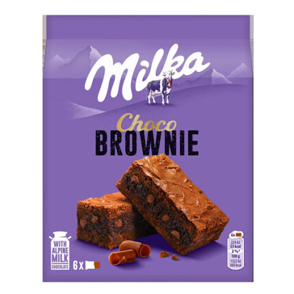 Gâteaux moelleux aux pépites de chocolat Choco Brownie – Milka 180g