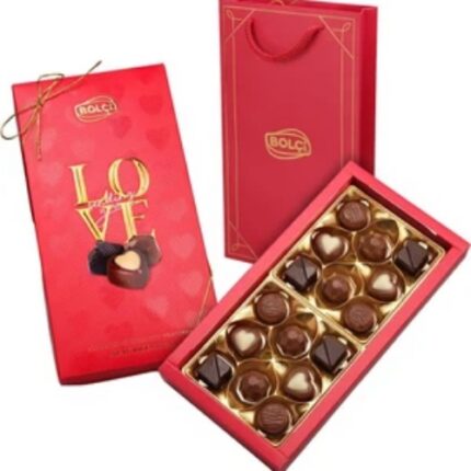 Coffret De Chocolats Pralines Assorties « LOVE » – Bolçi 160G