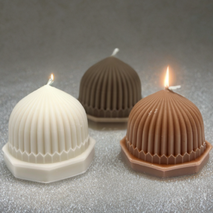 Bougie parfumée en forme de dôme