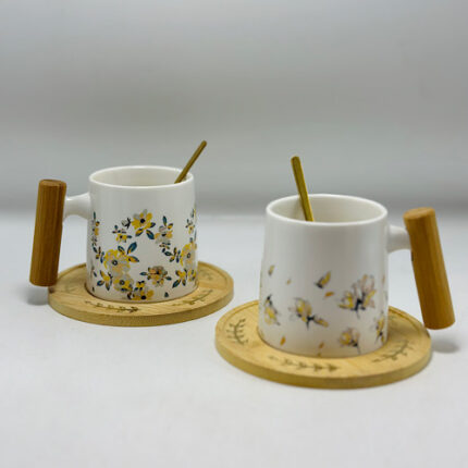 Tasse  & Sous Tasse Bambou