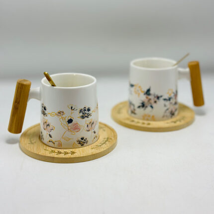 Tasse  & Sous Tasse Bambou