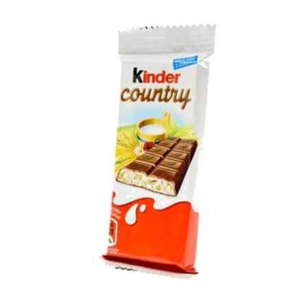 Barre De Chocolat  au céréales grillées Country - Kinder 29G