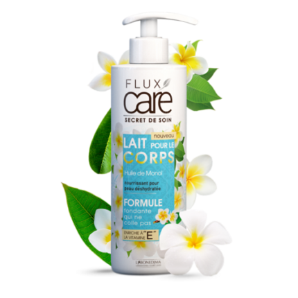 Lait Corporel L'huile Monoï -Flux peaux Déshydraté 380ml