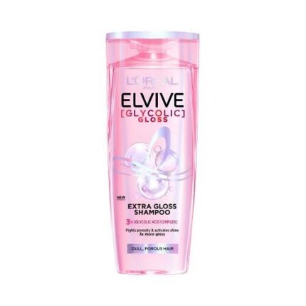 Shampooing Elvive Glycolic Gloss - L'oreal Cheveux  Secs 370 Ml