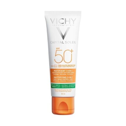 Crème Matifiante 3-en-1 Capital Soleil SPF 50+ - Vichy 50 ml