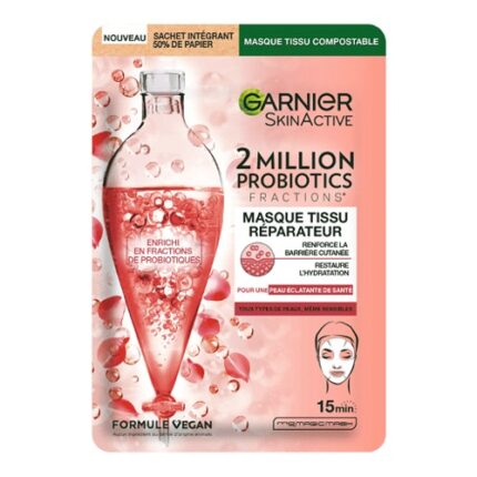 Masque En Tissu Réparateur 2 millions de fractions de probiotiques - Garnier