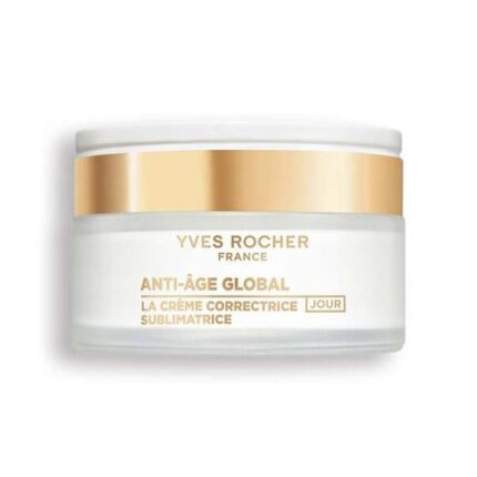 Crème Du Jour Correctrice Sublimatrice Anti-Âge Global - Yves Rocher  toutes types de peaux 50 Ml