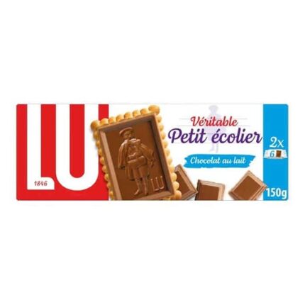 Biscuit chocolat au lait & Beurre de cacao" Mon Amour " - LU 150G