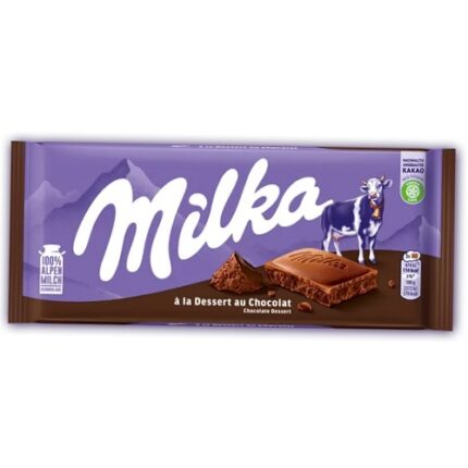 Tablette de Chocolat "Mousse au Chocolat "- Milka 100G