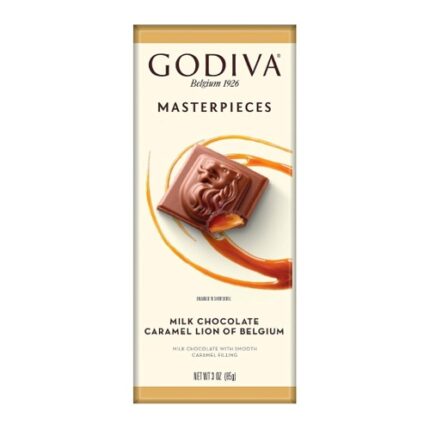 Tablette Chocolat Au Lait Avec Fourrage Au caramel - Godiva 86G