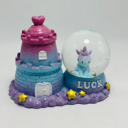 Porte Stylo & Boule De Neige licorne
