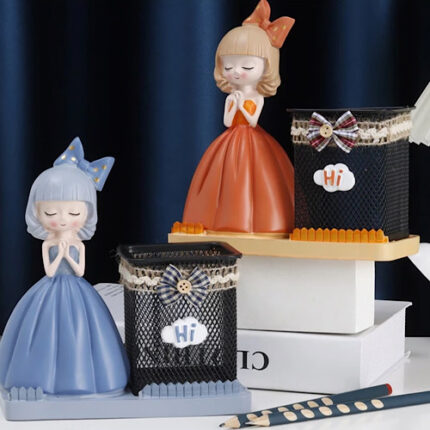 Porte-Stylo avec Figurine Princesse