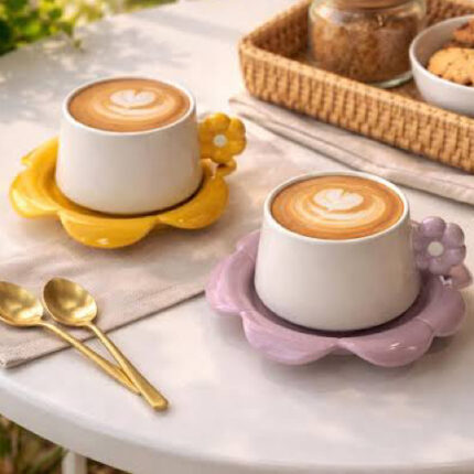 Coffret Duo Tasse & Sous-tasse Flower