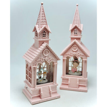 Décoration lumineuse & musicale en forme de château