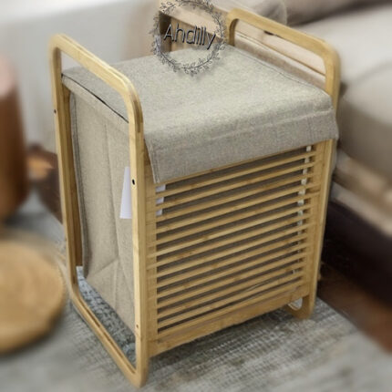 Panier à linge En Bambou