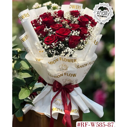 Bouquet de fleurs assis ( sur socle )