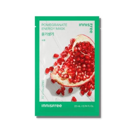 Masque En Tissu Revitalisant A la Grenade - Inniseree 22Ml Tous types de peau