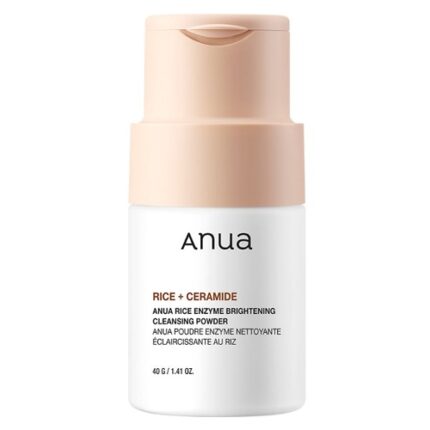 Poudre Enzyme Nettoyante Éclaircissante au Riz + Céramide  – Anua 40G toutes types de peau
