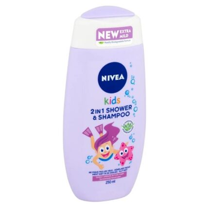 Shampoing  & Gel Douche 2-en-1 À l'Aloe Vera Et Fruits Rouges - Nivea 250 Ml