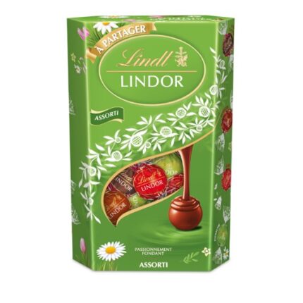 Cornets Boules De Chocolat au Lait Lindor Assorti – Lindt 337 G