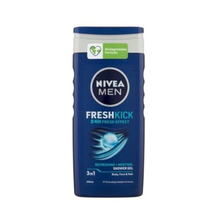 Gel Douche Fresh Kick 3EN1 - Nivea Men 250 Ml