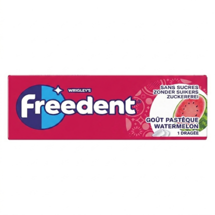 Chewing-gum Goût Pastèque – Freedent 14g