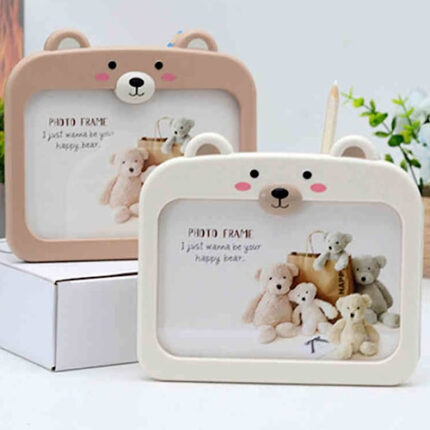 Cadre photo pour enfant avec porte stylos