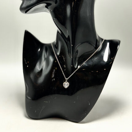 Collier en acier inoxydable motif cœur