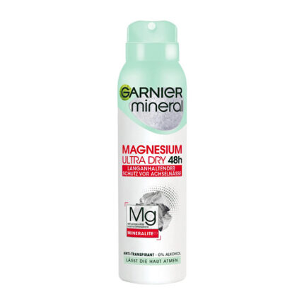 Déodorant Magnesium Ultra Dry 48h - Garnier Mineral 150 ml