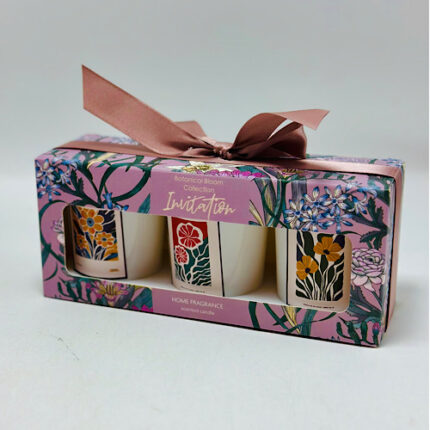 Coffret avec 3 bougies parfumées