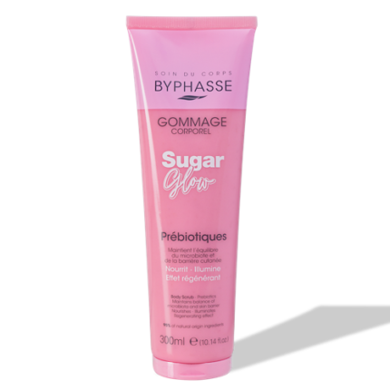 gommage corporel Sugar Glow Probiotiques - Byphasse 300ml
