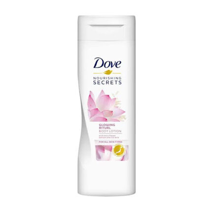 Lait Corporel Glowing à l'Eau de Riz & Fleur de Lotus - Dove tous types de peaux  250 ml