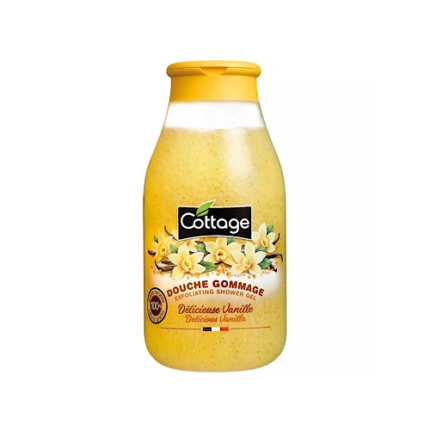Gel douche gommage délicieuse vanille - Cottage 270ml