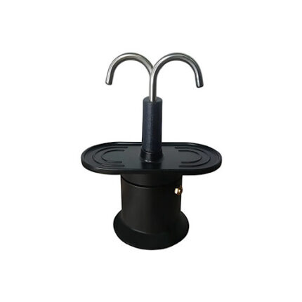 Cafetière italienne Moka à double tube en alliage