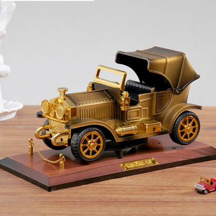 Boîte à musique rétro vintage voiture antique