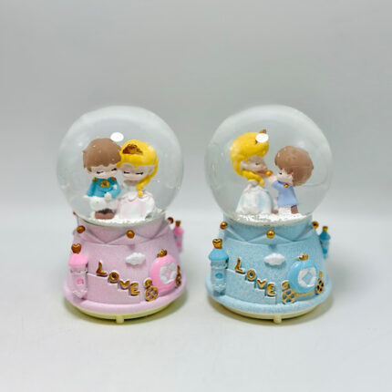 Boule de neige couple - format moyen