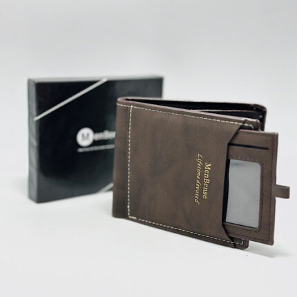 Portefeuille en Cuir pour Homme avec Boîte