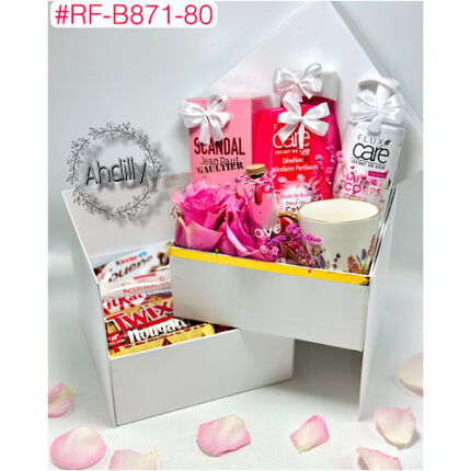 Box pour femme cosmétique chocolats et autres