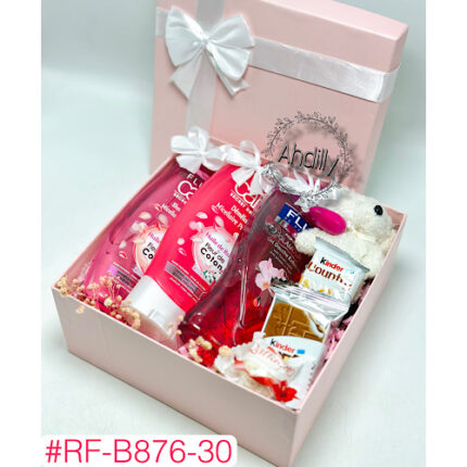 Box pour femme cosmétique chocolats et porteclé