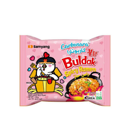 Nouilles instantanées Samyang Buldak Carbonara Spicy Ramen - 140g