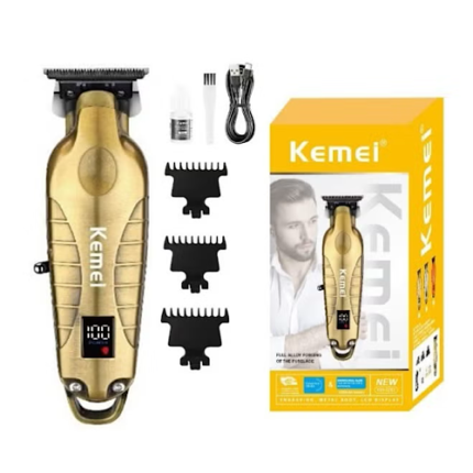 Tondeuse professionnelle rechargeable Kemei KM-2293 Gold