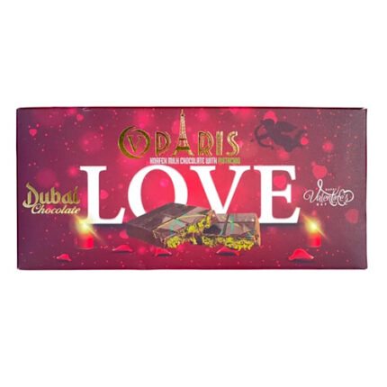 Tablette de chocolat dubai Love – Paris 100g