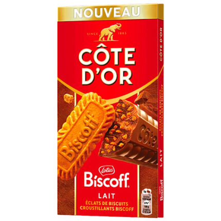 Tablette Chocolat aux Lait Biscoff – Côte D’Or 190g