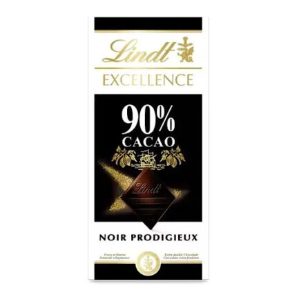 Tablette chocolat noir Profond 90% cacao Excellence – Lindt 100g