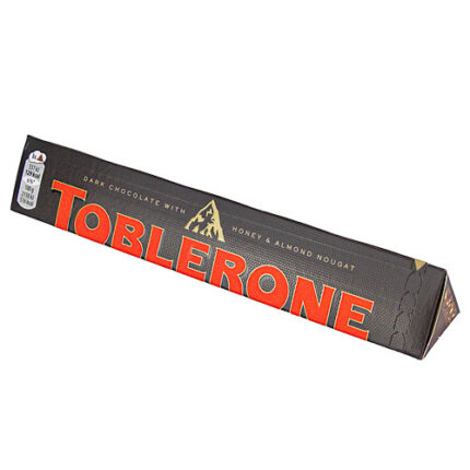 Barre De Chocolat noir aux miel & amande nougat  – Toblerone 100g