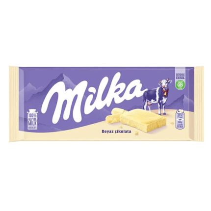Tablette de Chocolat blanche – Milka 90g